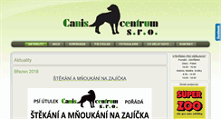 Desktop Screenshot of caniscentrum.com